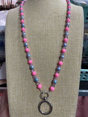 Artisan Glass Beaded Lanyard